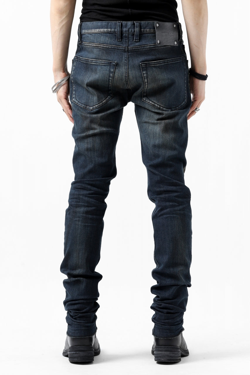 画像をギャラリービューアに読み込む, ISAMU KATAYAMA BACKLASH SKINNY DENIM PANTS / EXTREME STRETCH DIRTY (INDIGO)