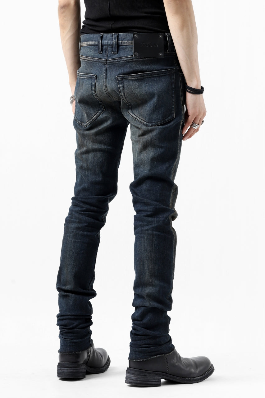 画像をギャラリービューアに読み込む, ISAMU KATAYAMA BACKLASH SKINNY DENIM PANTS / EXTREME STRETCH DIRTY (INDIGO)
