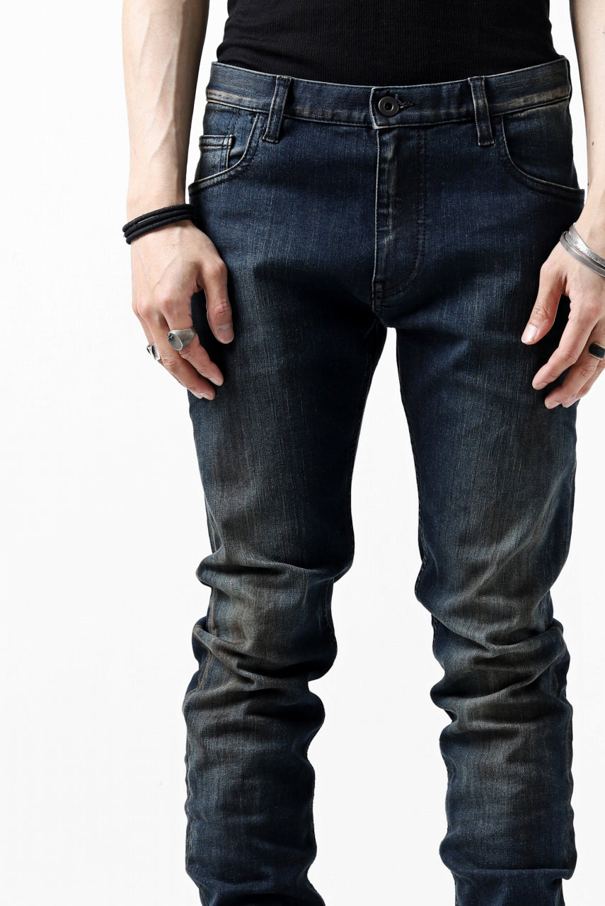画像をギャラリービューアに読み込む, ISAMU KATAYAMA BACKLASH SKINNY DENIM PANTS / EXTREME STRETCH DIRTY (INDIGO)