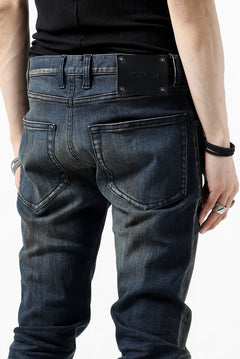 画像をギャラリービューアに読み込む, ISAMU KATAYAMA BACKLASH SKINNY DENIM PANTS / EXTREME STRETCH DIRTY (INDIGO)