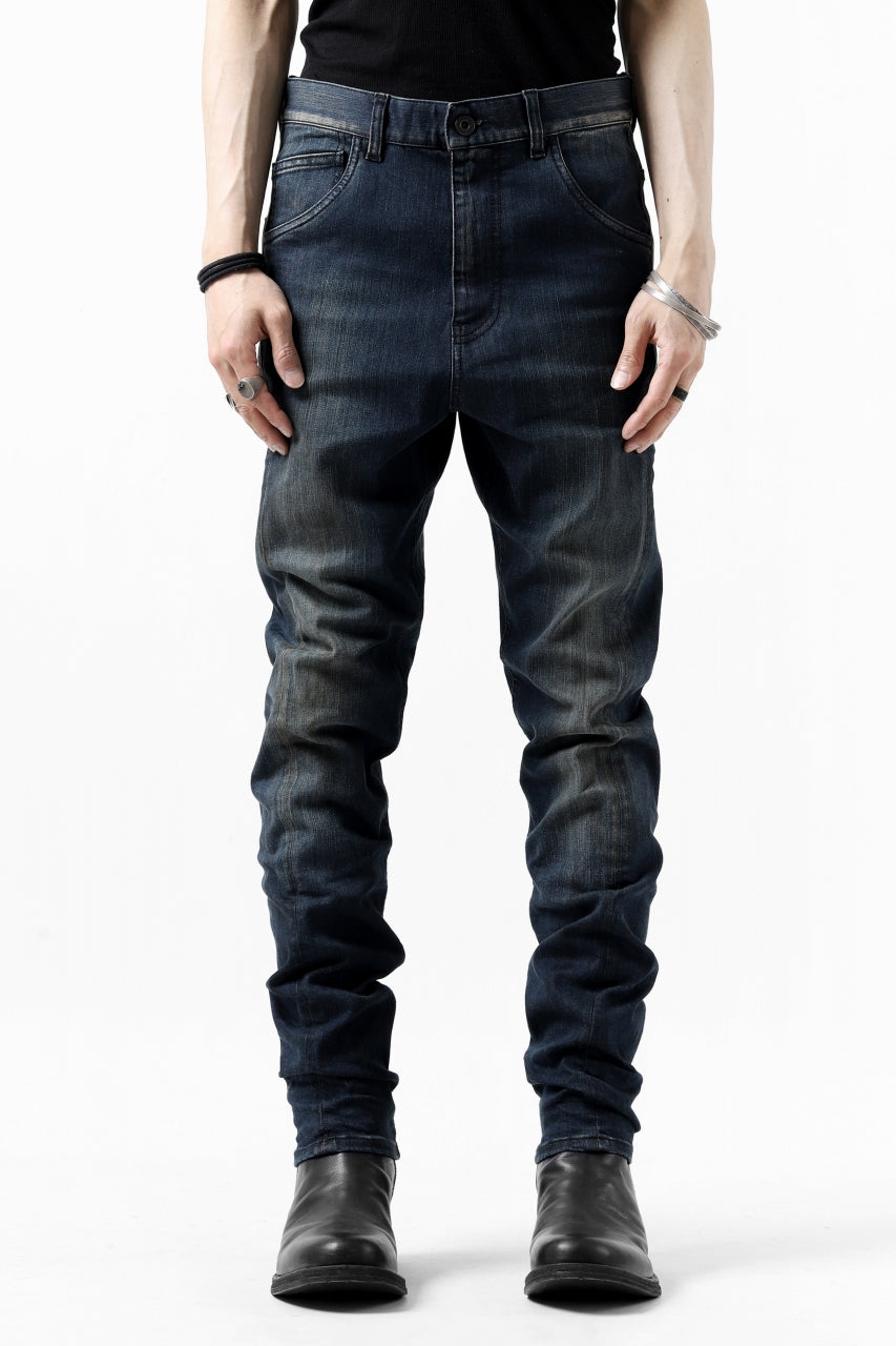 画像をギャラリービューアに読み込む, ISAMU KATAYAMA BACKLASH L/C SLIM DENIM PANTS / EXTREME STRETCH DIRTY (INDIGO)