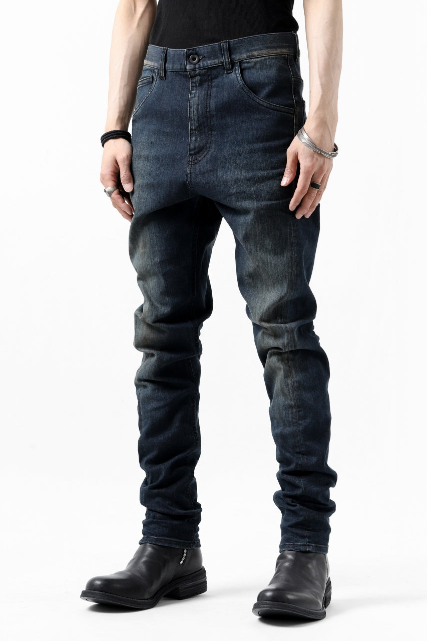 画像をギャラリービューアに読み込む, ISAMU KATAYAMA BACKLASH L/C SLIM DENIM PANTS / EXTREME STRETCH DIRTY (INDIGO)
