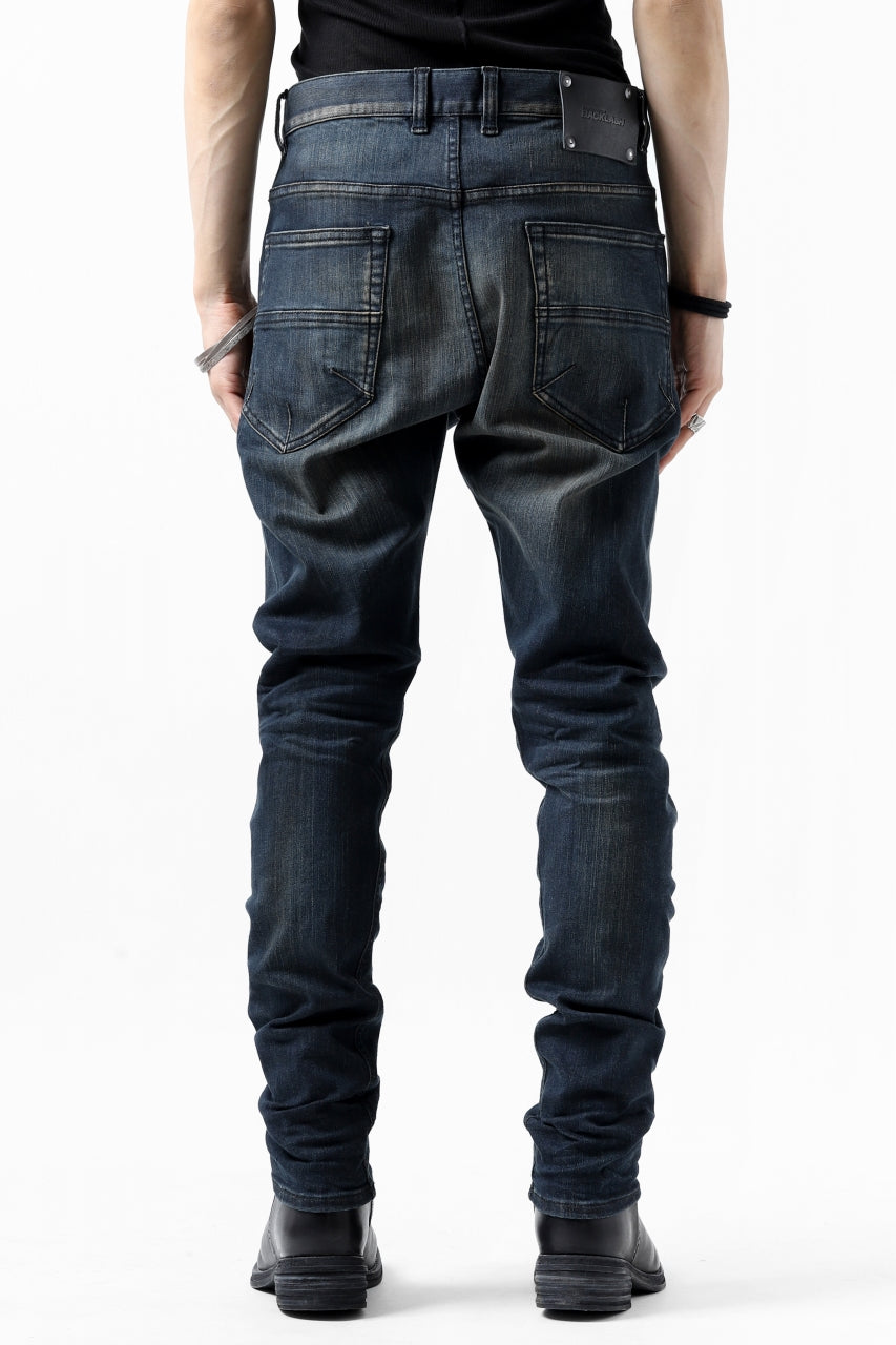 画像をギャラリービューアに読み込む, ISAMU KATAYAMA BACKLASH L/C SLIM DENIM PANTS / EXTREME STRETCH DIRTY (INDIGO)