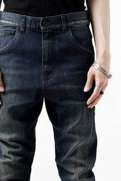 画像をギャラリービューアに読み込む, ISAMU KATAYAMA BACKLASH L/C SLIM DENIM PANTS / EXTREME STRETCH DIRTY (INDIGO)