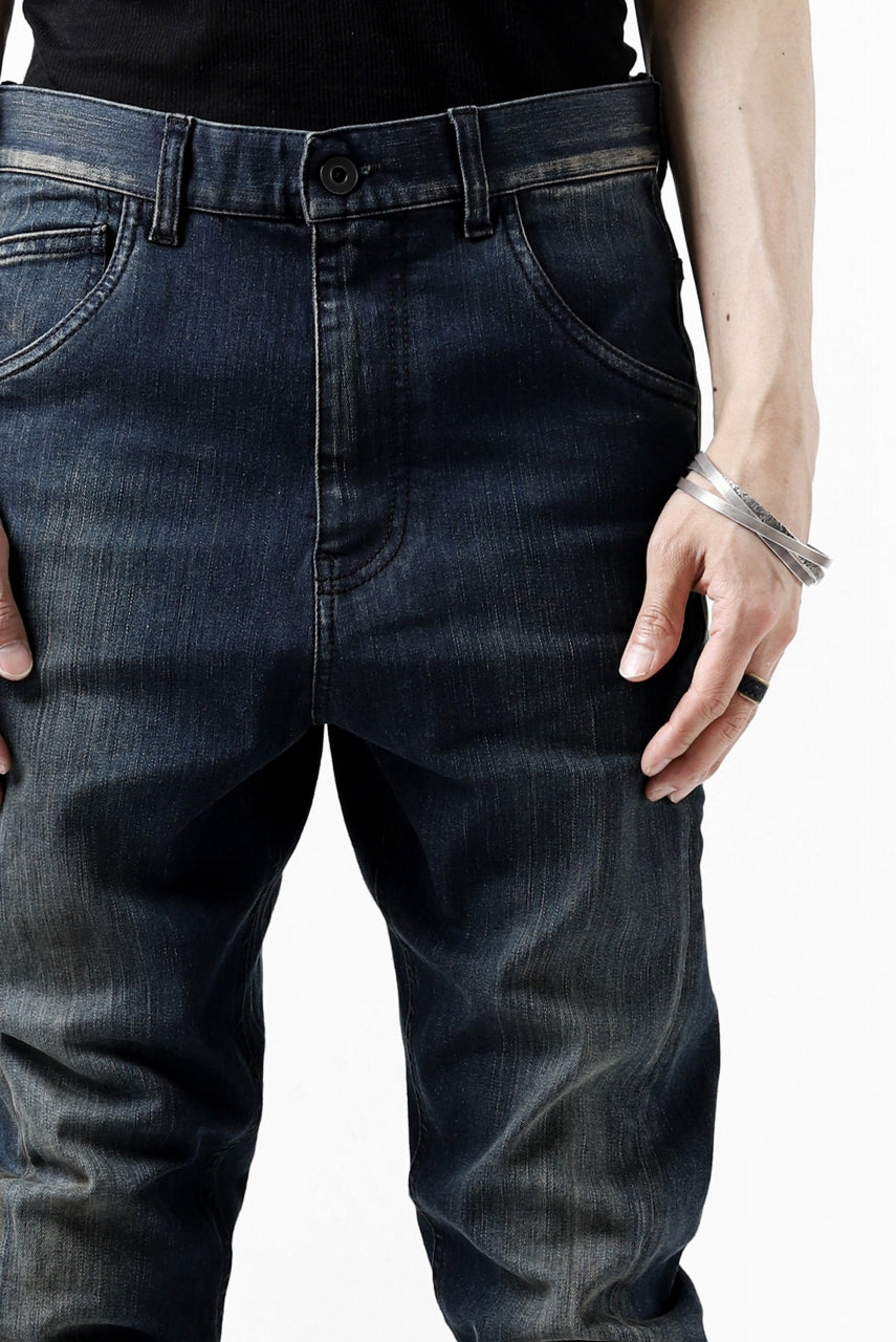 画像をギャラリービューアに読み込む, ISAMU KATAYAMA BACKLASH L/C SLIM DENIM PANTS / EXTREME STRETCH DIRTY (INDIGO)