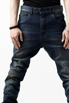 画像をギャラリービューアに読み込む, ISAMU KATAYAMA BACKLASH L/C SLIM DENIM PANTS / EXTREME STRETCH DIRTY (INDIGO)