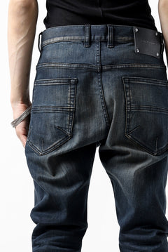 画像をギャラリービューアに読み込む, ISAMU KATAYAMA BACKLASH L/C SLIM DENIM PANTS / EXTREME STRETCH DIRTY (INDIGO)