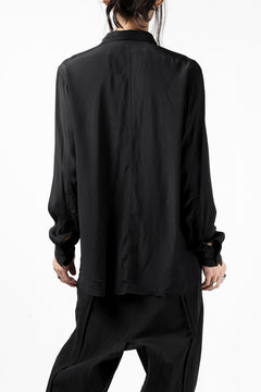 画像をギャラリービューアに読み込む, KLASICA exclusive SH-035 POCKET SHIRT / FUJI ETTE (BLACK)