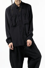 画像をギャラリービューアに読み込む, KLASICA exclusive SH-035 POCKET SHIRT / FUJI ETTE (BLACK)