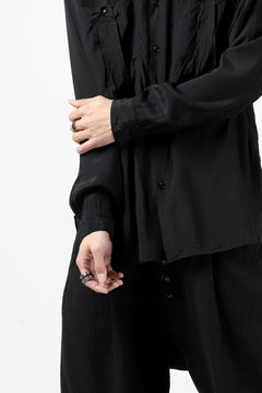 画像をギャラリービューアに読み込む, KLASICA exclusive SH-035 POCKET SHIRT / FUJI ETTE (BLACK)