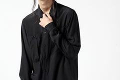 画像をギャラリービューアに読み込む, KLASICA exclusive SH-035 POCKET SHIRT / FUJI ETTE (BLACK)