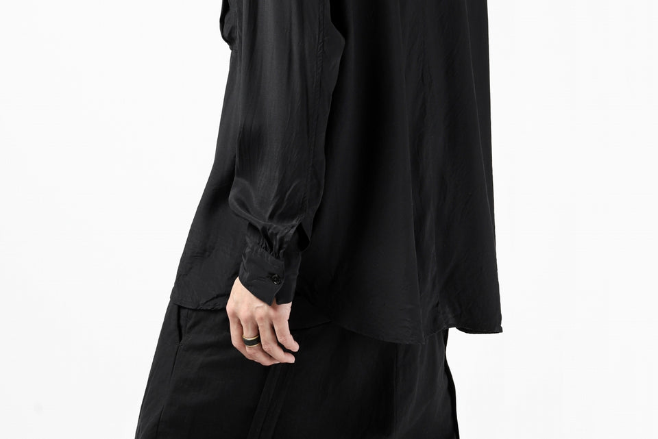画像をギャラリービューアに読み込む, KLASICA exclusive SH-035 POCKET SHIRT / FUJI ETTE (BLACK)