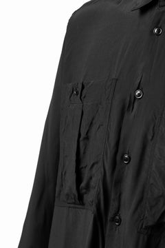 画像をギャラリービューアに読み込む, KLASICA exclusive SH-035 POCKET SHIRT / FUJI ETTE (BLACK)