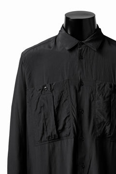 画像をギャラリービューアに読み込む, KLASICA exclusive SH-035 POCKET SHIRT / FUJI ETTE (BLACK)