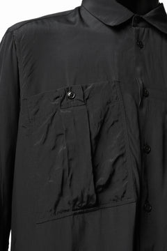 画像をギャラリービューアに読み込む, KLASICA exclusive SH-035 POCKET SHIRT / FUJI ETTE (BLACK)