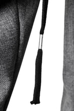 画像をギャラリービューアに読み込む, N/07 "MAUSK Detail" Three Dimensional Wide Tuck / Dart Cropped Pants #2 (GREY)