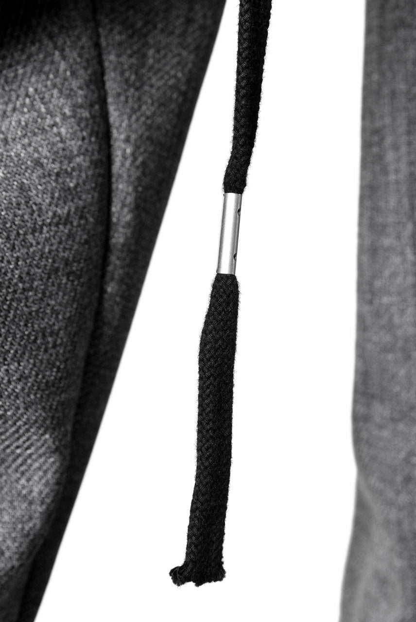 画像をギャラリービューアに読み込む, N/07 "MAUSK Detail" Three Dimensional Wide Tuck / Dart Cropped Pants #2 (GREY)