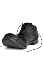 画像をギャラリービューアに読み込む, prtl x 4R4s exclusive Derby Shoes / CordovanSplit "No3-1M" (BLACK)