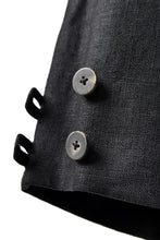画像をギャラリービューアに読み込む, SOSNOVSKA exclusive CLOWN STYLE LINEN PANTS (BLACK)
