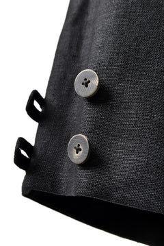 画像をギャラリービューアに読み込む, SOSNOVSKA exclusive CLOWN STYLE LINEN PANTS (BLACK)