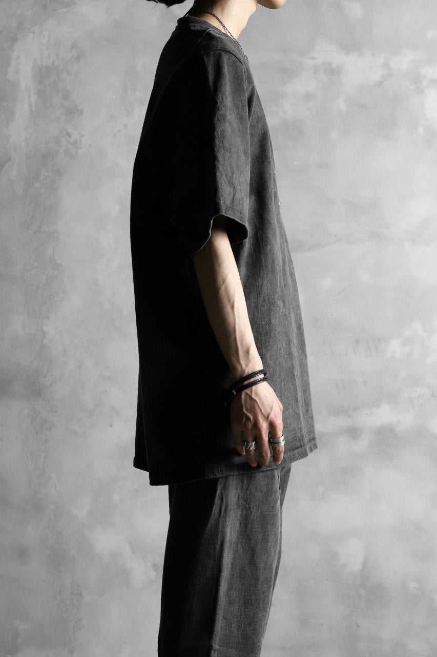 Load image into Gallery viewer, KLASICA RELAX SIZED SQUARE TEE / GARMENT PIGMENT DYED (PIGMENT GREY)