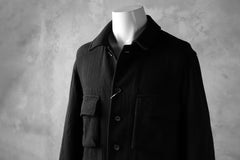 画像をギャラリービューアに読み込む, COLINA BDU JACKET / HAND-SPUN COTTON TWILL (BLACK)