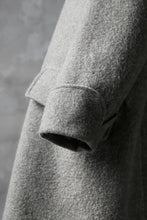 画像をギャラリービューアに読み込む, sus-sous foot guards great coat / W100 Harris melton raised washer (TOP GREY BEIGE)