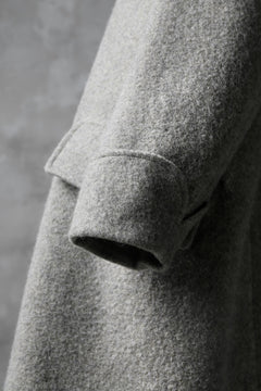 画像をギャラリービューアに読み込む, sus-sous foot guards great coat / W100 Harris melton raised washer (TOP GREY BEIGE)