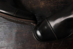 Load image into Gallery viewer, sus-sous goa jodhpurs boots / CONCERIA 800 *hand dyed (BLACK BROWN)