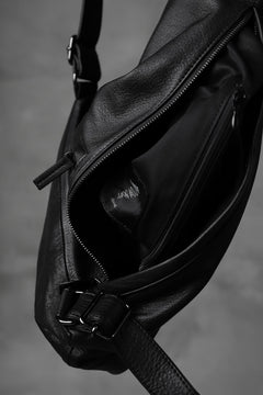 画像をギャラリービューアに読み込む, discord Yohji Yamamoto TUCKED LEATHER BACKPACK (BLACK)