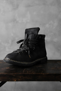 画像をギャラリービューアに読み込む, A DICIANNOVEVENTITRE A1923 Norwegian Laced Boots SH2 / Cavallo Oilo (NERO)