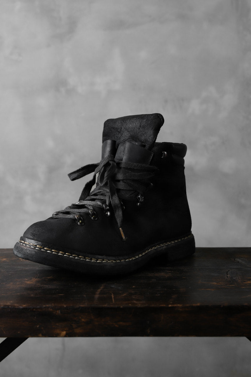 画像をギャラリービューアに読み込む, A DICIANNOVEVENTITRE A1923 Norwegian Laced Boots SH2 / Cavallo Oilo (NERO)