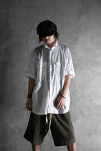 画像をギャラリービューアに読み込む, KLASICA LOOSE HALF SLEEVE SHIRT / BROAD CLOTH (GARMENT WASHED) (WHITE)