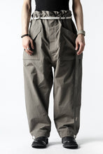 画像をギャラリービューアに読み込む, ISAMU KATAYAMA BACKLASH WIDE TAPERED PANTS / SALT SHRINKAGE TYPEWRITER CLOTH