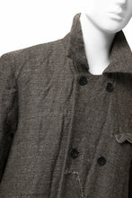 画像をギャラリービューアに読み込む, YUTA MATSUOKA double-breasted long coat / primitive wool (brown)