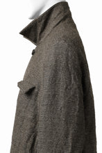 画像をギャラリービューアに読み込む, YUTA MATSUOKA double-breasted long coat / primitive wool (brown)
