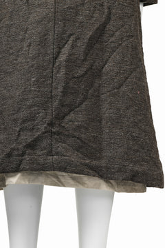 画像をギャラリービューアに読み込む, YUTA MATSUOKA double-breasted long coat / primitive wool (brown)