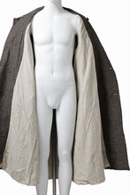 画像をギャラリービューアに読み込む, YUTA MATSUOKA double-breasted long coat / primitive wool (brown)
