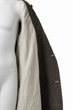 画像をギャラリービューアに読み込む, YUTA MATSUOKA double-breasted long coat / primitive wool (brown)