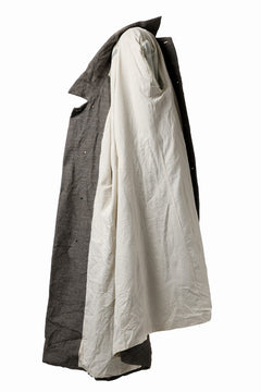 画像をギャラリービューアに読み込む, YUTA MATSUOKA double-breasted long coat / primitive wool (brown)