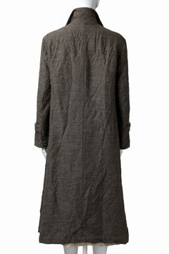 画像をギャラリービューアに読み込む, YUTA MATSUOKA double-breasted long coat / primitive wool (brown)