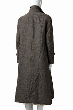 画像をギャラリービューアに読み込む, YUTA MATSUOKA double-breasted long coat / primitive wool (brown)