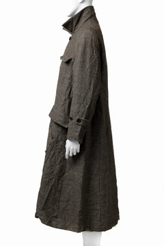 画像をギャラリービューアに読み込む, YUTA MATSUOKA double-breasted long coat / primitive wool (brown)