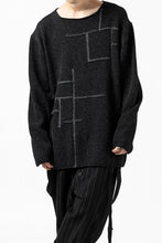 画像をギャラリービューアに読み込む, YUTA MATSUOKA knit sweater / shetland wool (black)