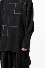 画像をギャラリービューアに読み込む, YUTA MATSUOKA knit sweater / shetland wool (black)