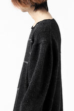 画像をギャラリービューアに読み込む, YUTA MATSUOKA knit sweater / shetland wool (black)