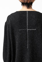 画像をギャラリービューアに読み込む, YUTA MATSUOKA knit sweater / shetland wool (black)