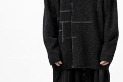 画像をギャラリービューアに読み込む, YUTA MATSUOKA knit sweater / shetland wool (black)