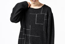 画像をギャラリービューアに読み込む, YUTA MATSUOKA knit sweater / shetland wool (black)