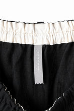 画像をギャラリービューアに読み込む, YUTA MATSUOKA easy darts pants / sofa linen (black)